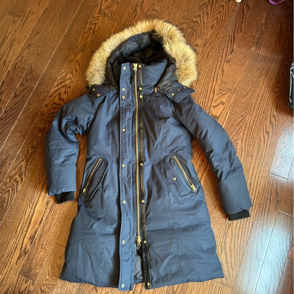 Mackage Women’s Down filled Navy Blue Jacket - Picture 8 of 9